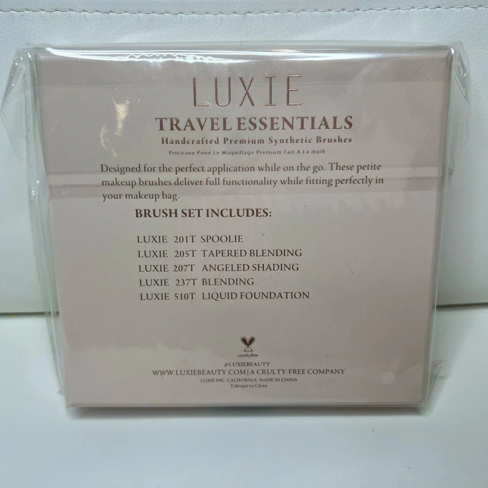 Luxie Travel Essentials Makeup Brush Set